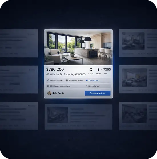 Device displaying the website on its screen.