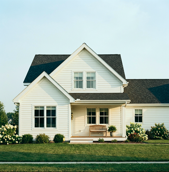 Exterior of a residential house.